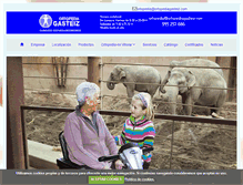 Tablet Screenshot of ortopediagasteiz.com